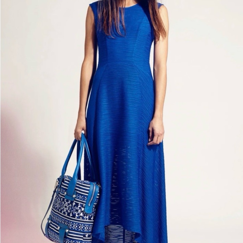 Nanette Lepore Vibrant Blue High Low Dress